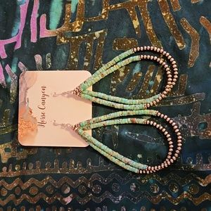 Turquoise and Silver Earrings